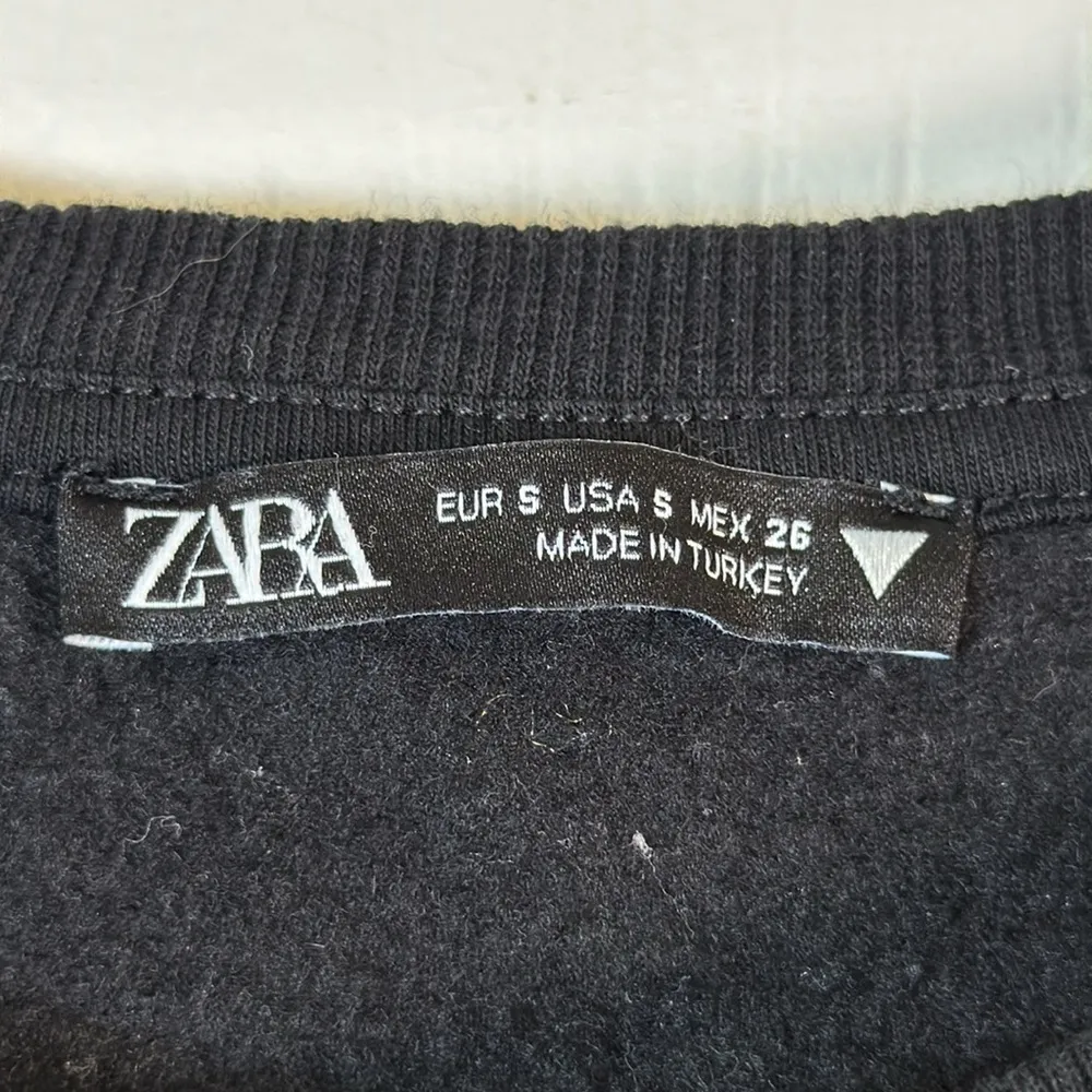 Zara Black Long Sleeve Blouse Size Small EUC #2949 - Image 4