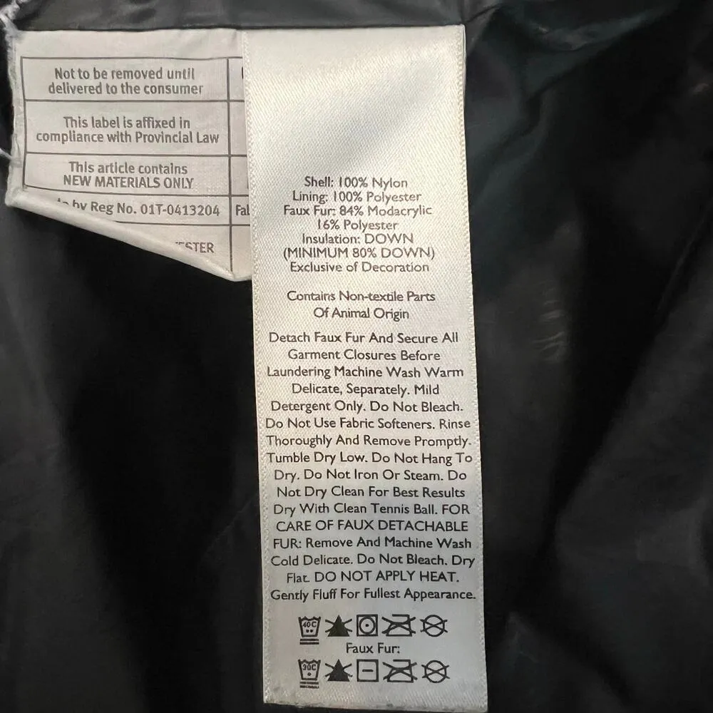 Eddie Bauer Yukon Classic DOWN Jacket Womens Medium Parka Puffer Coat NO FUR - Image 7