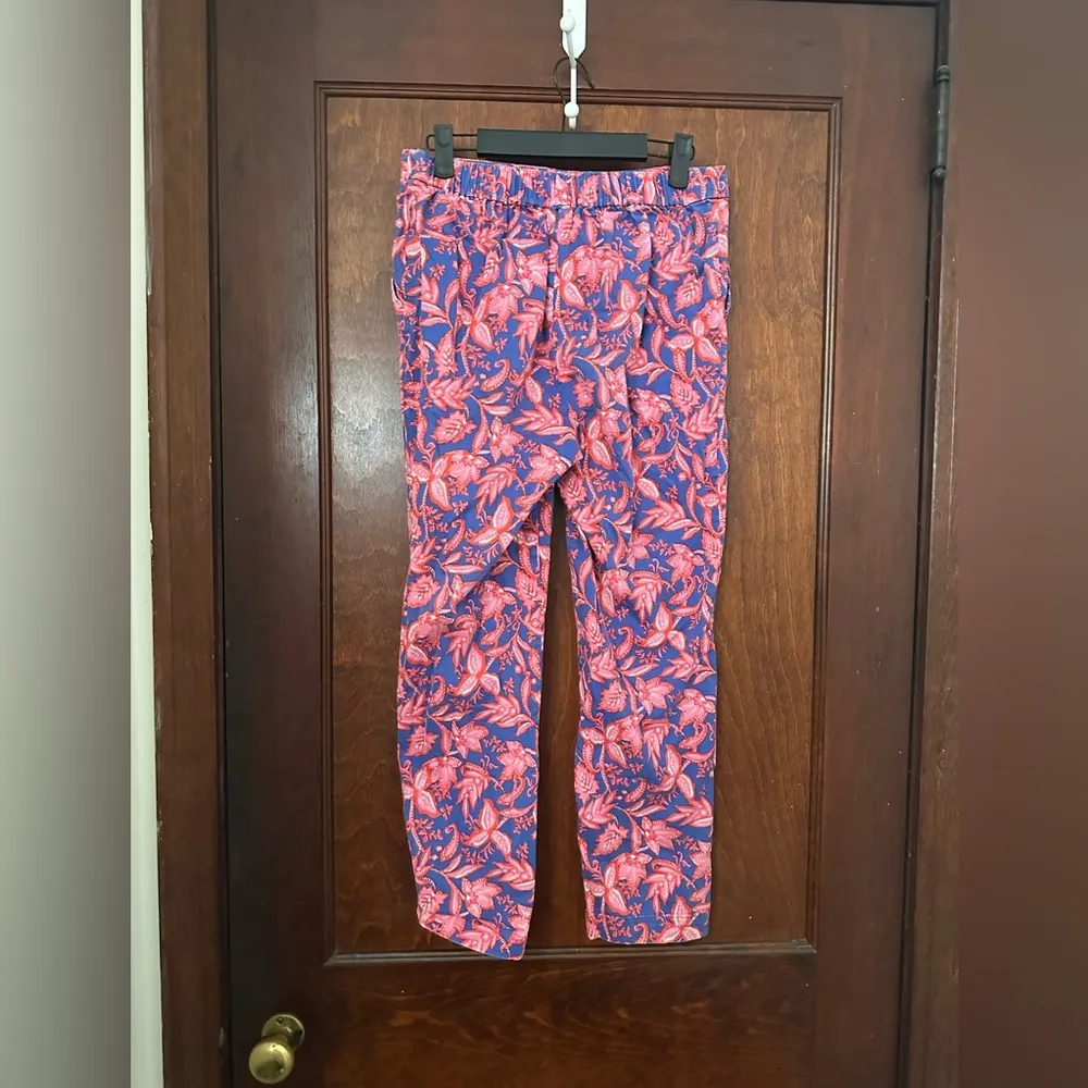Boden Danby pull on pants floral print size 6 Pink - Image 3