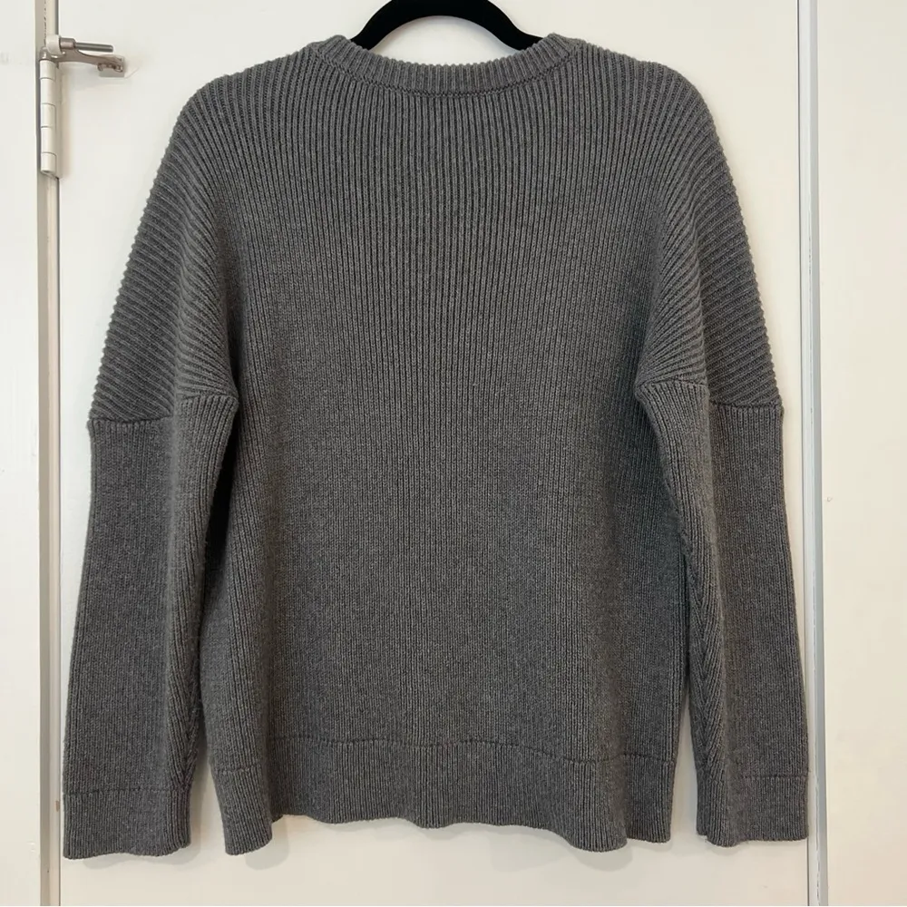 Revolve Mason Metallic Cashmere Blend Sweater Silver Size M - Image 7