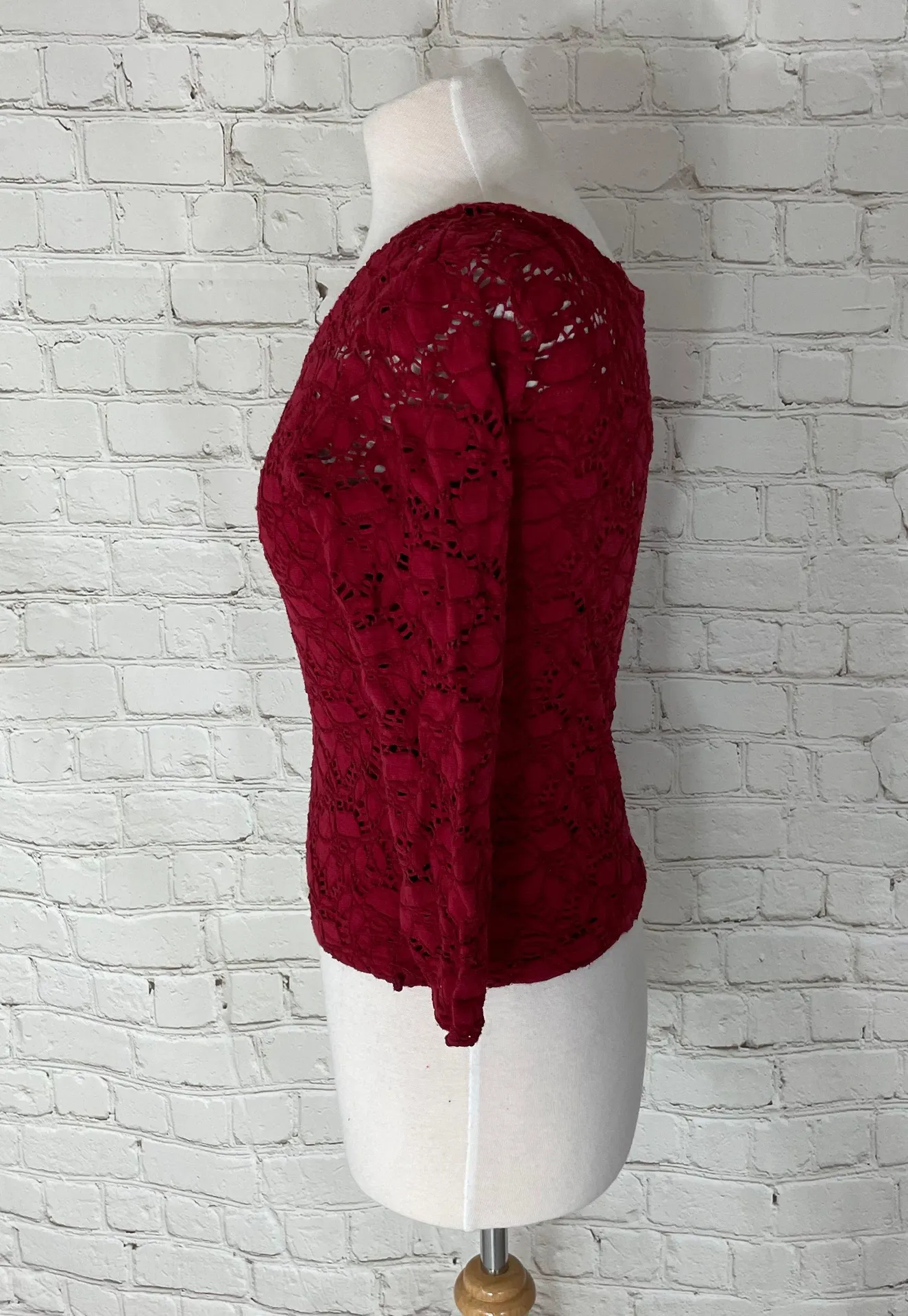 Zumiez G Wheels Red Lace Shirt Top Size Small - Image 3