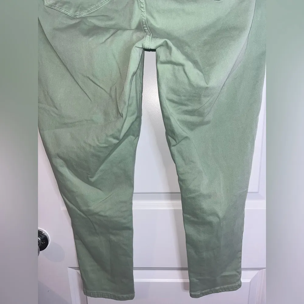 ANA A New Approach Sage Green High Rise Skinny Ankle 5 Button CasualJeans Sz 18W - Image 10