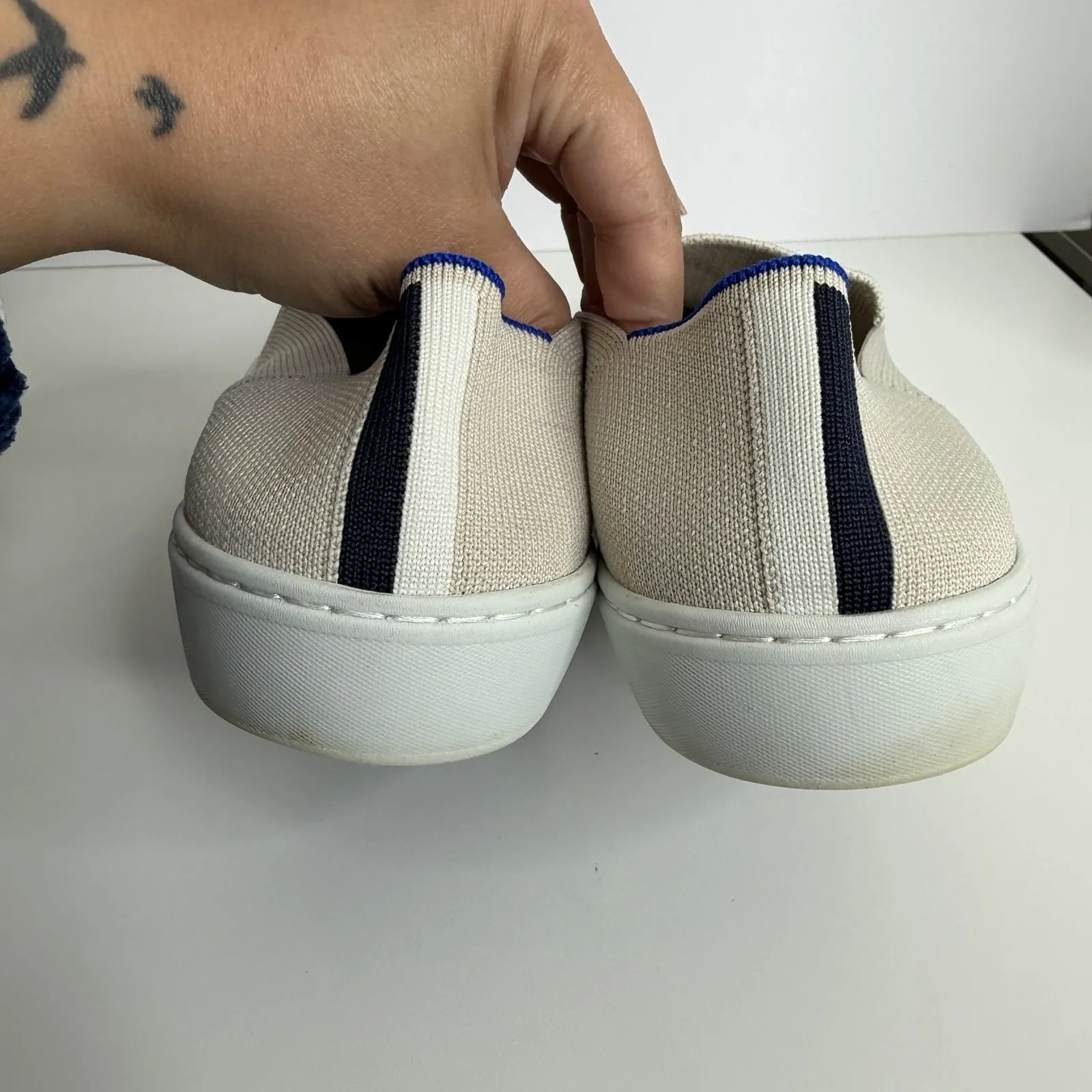 Rothy's Women's The Original Slip On Sand Size 9 Comfort Shoes Casual Workwear - Image 4