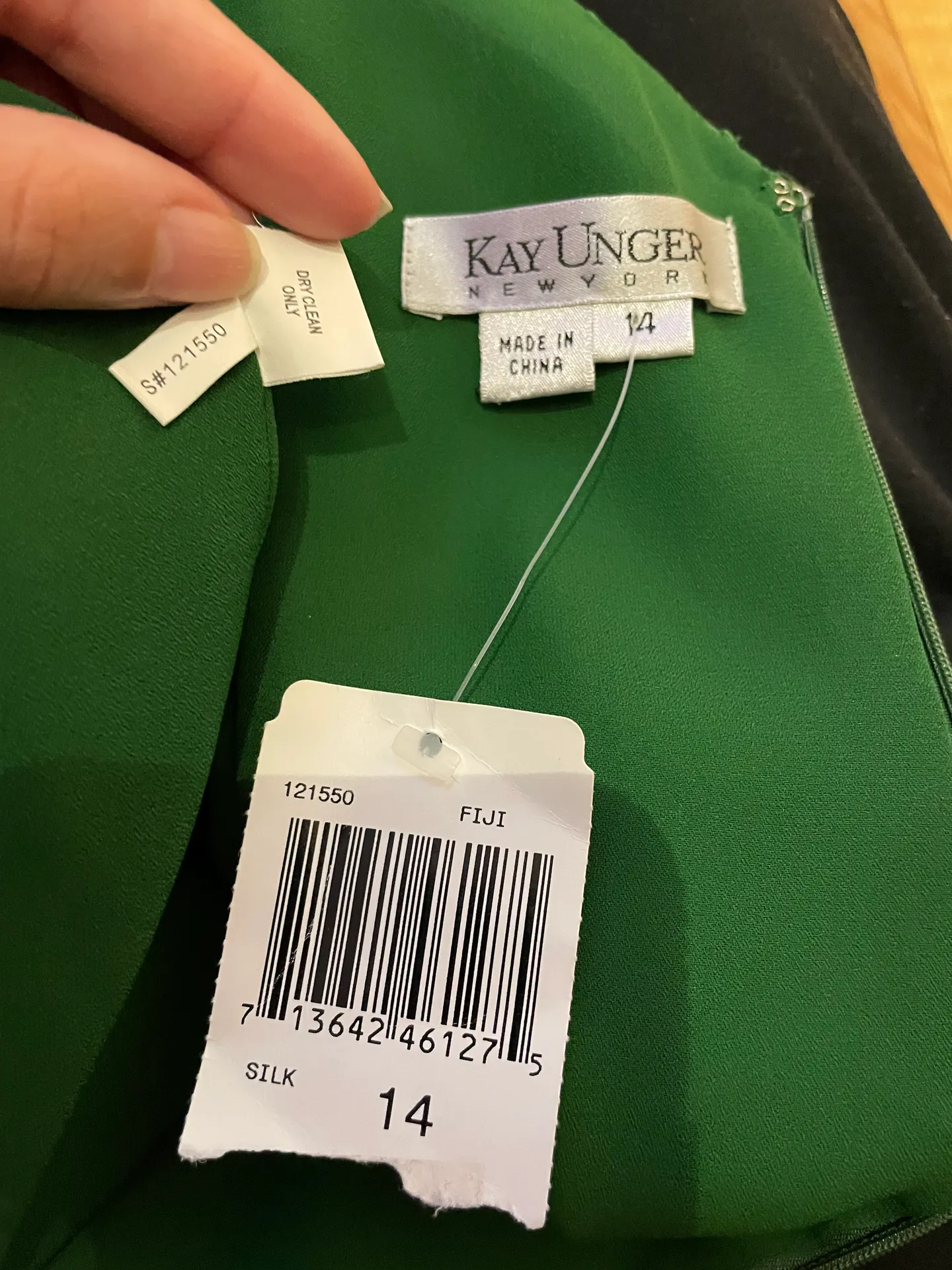 NWT  Silk Fiji 🇫🇯 Layer Mermaid Fish Tail Ruffle Ruched V-neck Formal Evening Prom - Image 6