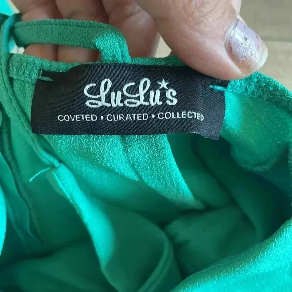 4/$25 Lulus To Be Loved Teal Green Dress Sz XS - Image 8
