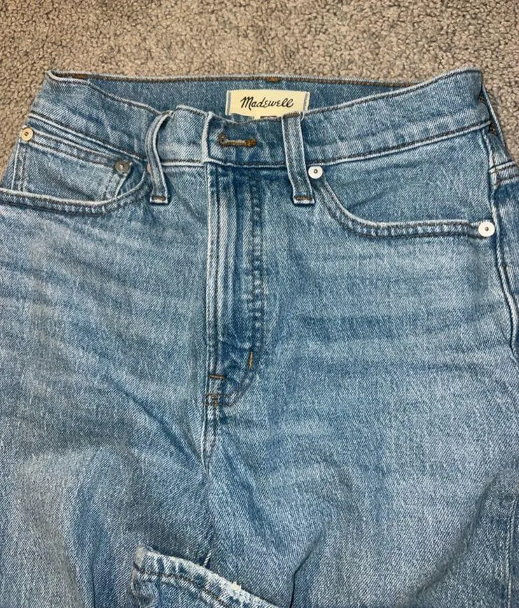 Madewell  Perfect Vintage Straight Jean in Ferman Wash - Image 9