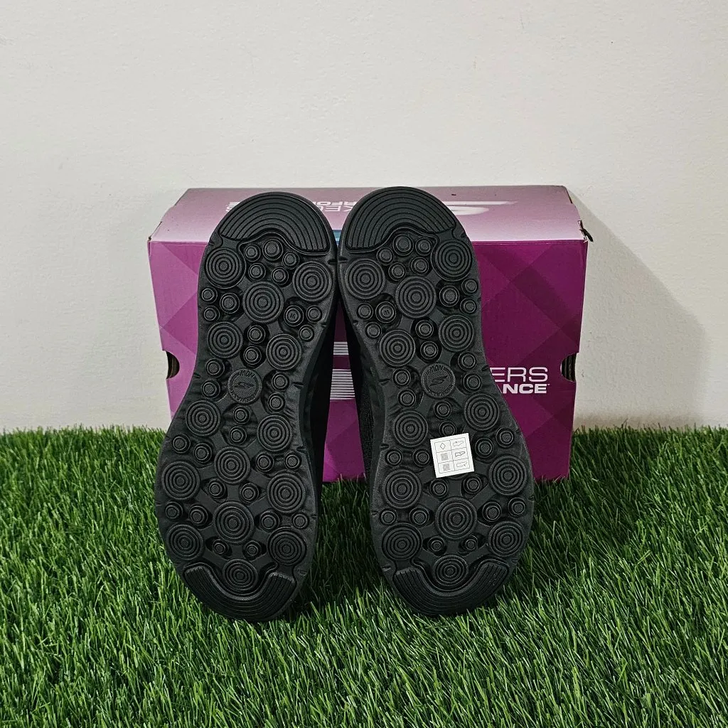 Skechers Go Walk Now Demi Slip-On Sneaker - Women Size 8.5 Wide - Black -125645W - Image 6