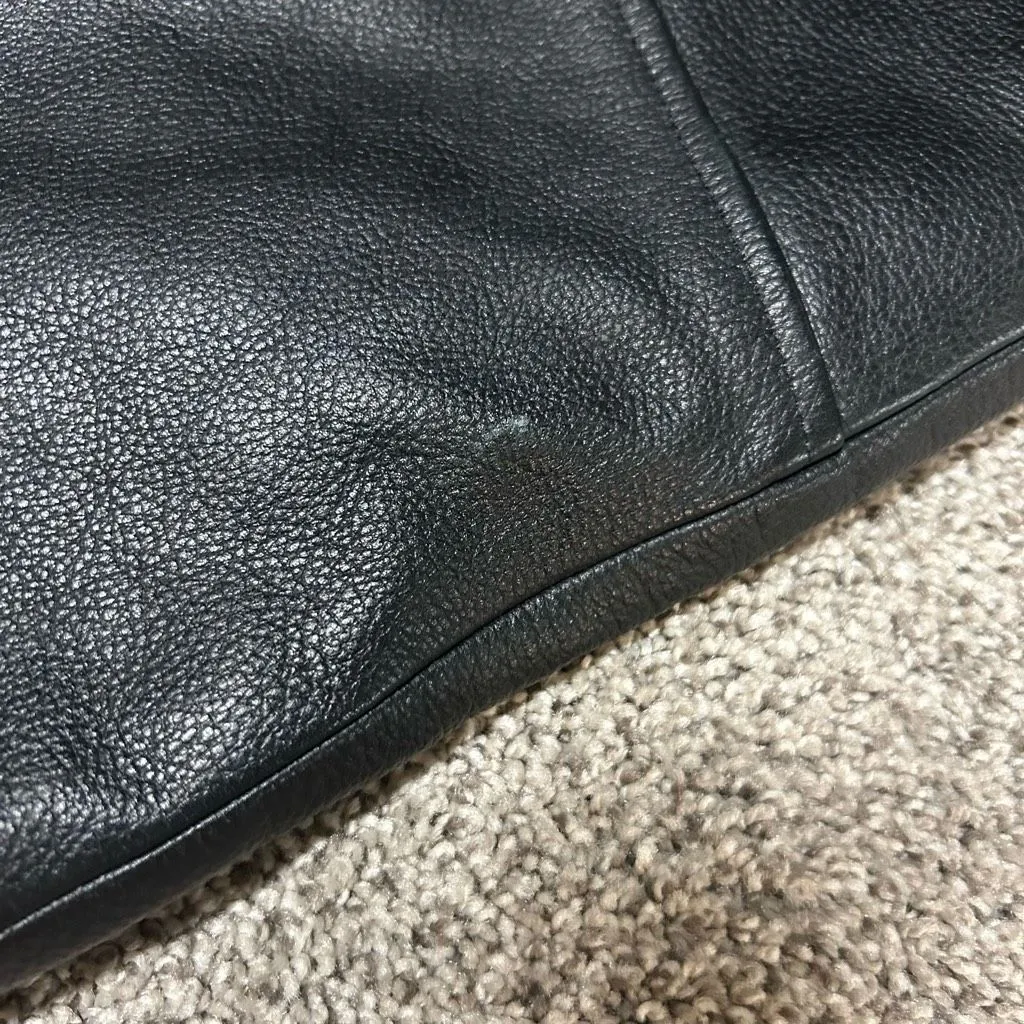 Rare Limited Edition Fender Guitar Cow Hide Wool Tan Black USA Varsity Large Jac - Image 11