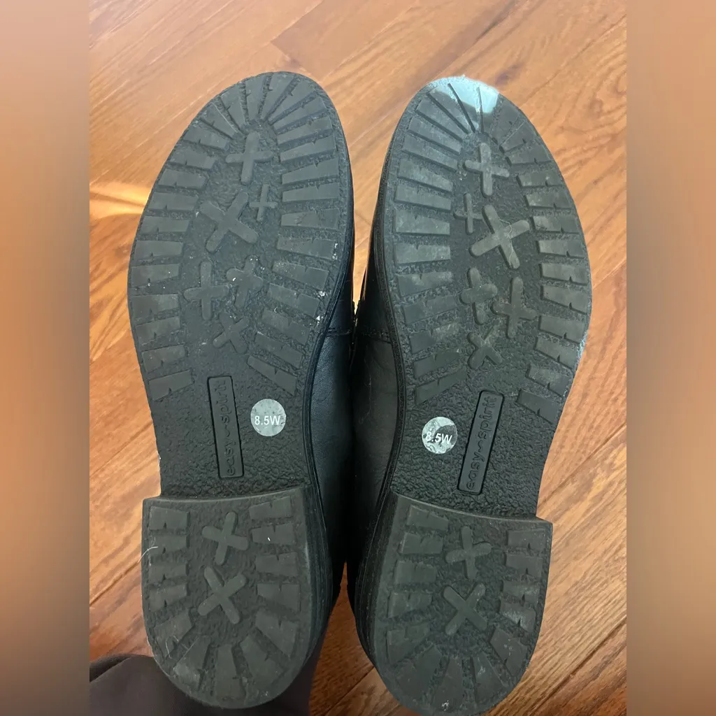 Easy Spirit Black Leather Loafers - Image 4