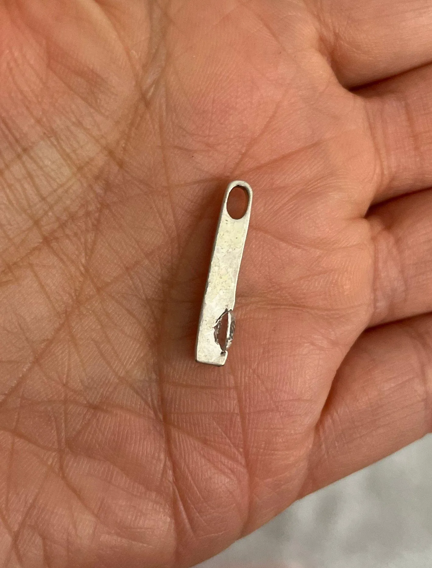 Cubic Zirconia Cz Slide Pendant. - Image 2