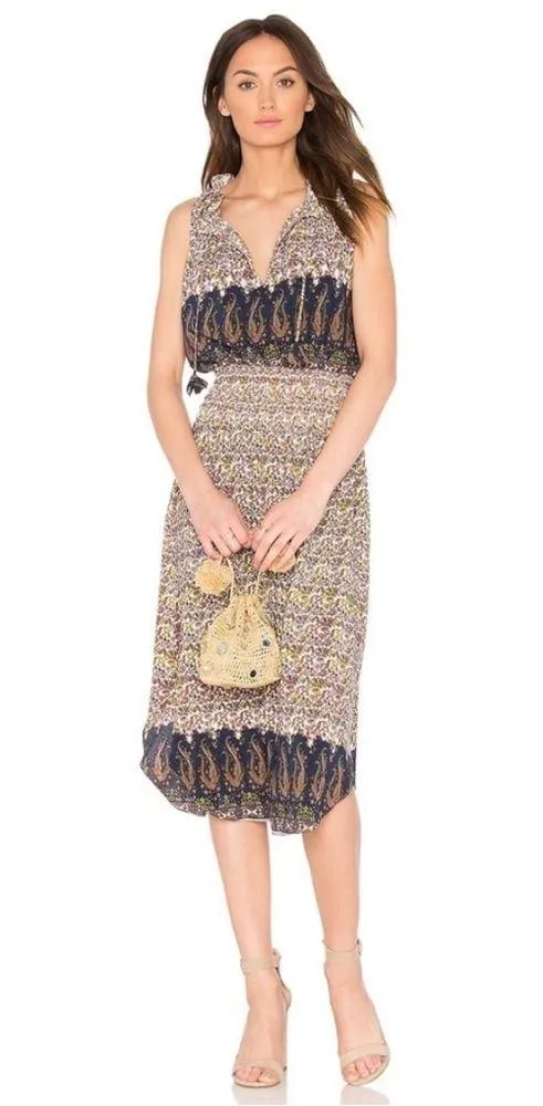 Misa Los Angeles Maddie French Floral Paisley Dress Midi Women’s size XS - Image 2