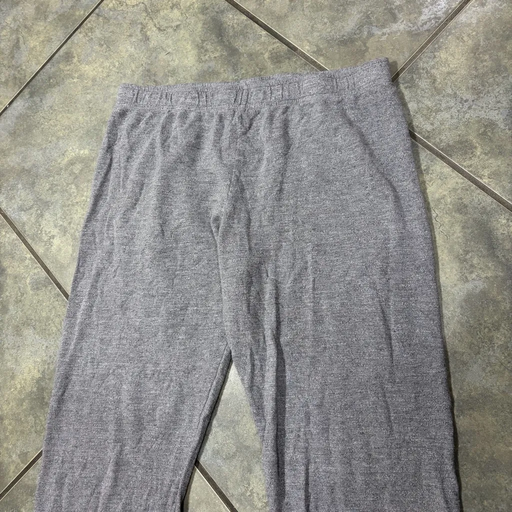 Monrow Soul Cycle Sweatpants Sz M Grey Embroidered Women Limited Edition Casual Gray Size M - Image 3