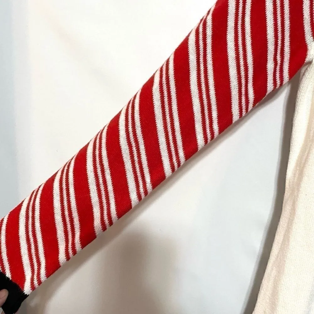 Nouveaux candy cane snowman sweater small Red - Image 3