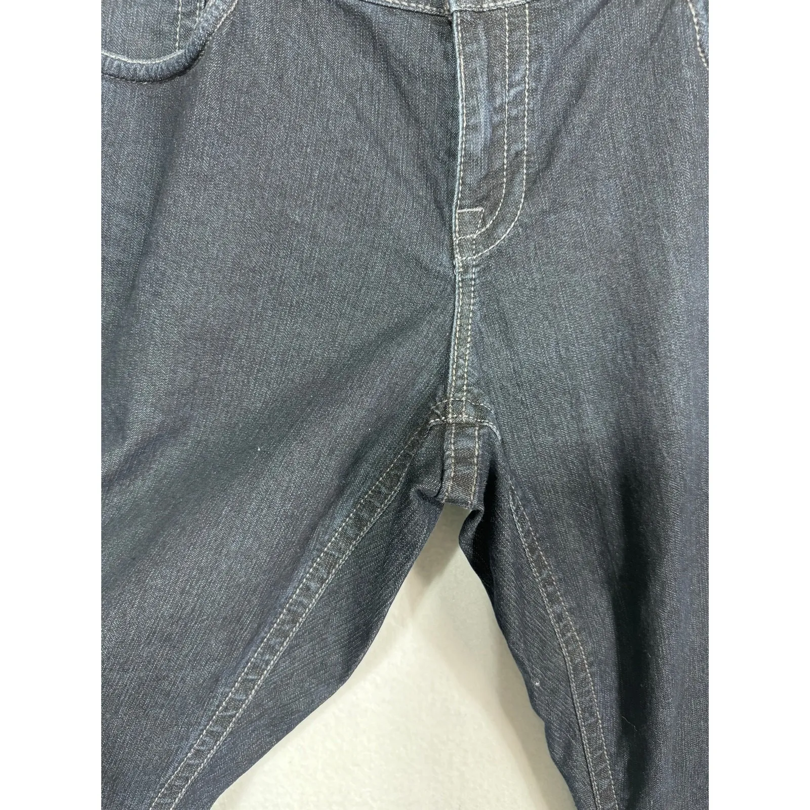 Vigoss Collection Dark Wash Skinny Jeans Size 18 Super Stretch High Rise Legging - Image 3