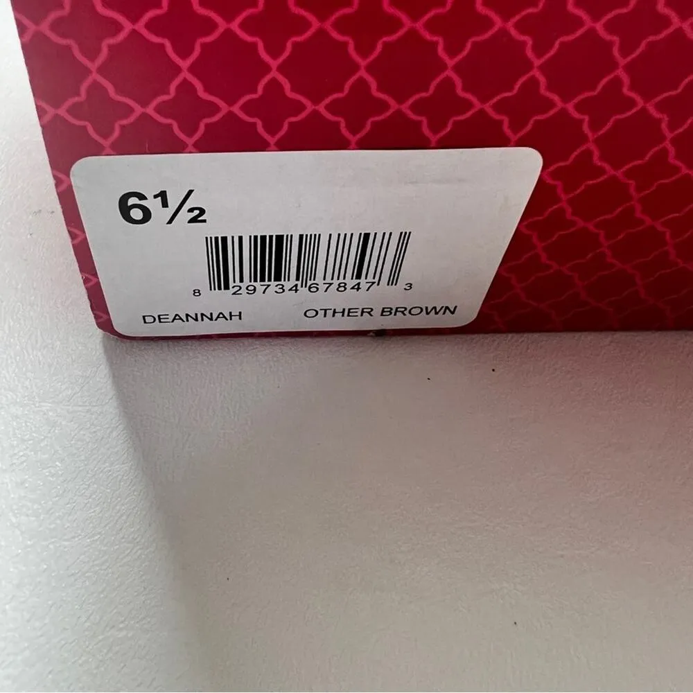 Kelly & Katie Deenah Women’s Animal Print Sandals Sz 6.5 - Image 4