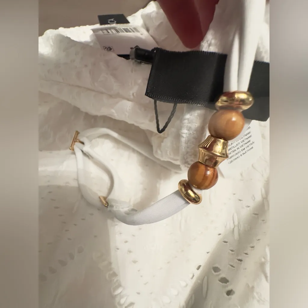 NWT La Blanca Saltwater Sands One Piece Swimsuit In White size 8 - Image 10