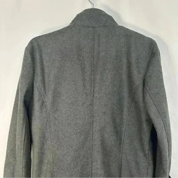 NWT Coat Jacket Button Up Front Pockets‎ Snap Button Collar Womens Size XL Gray - Image 10