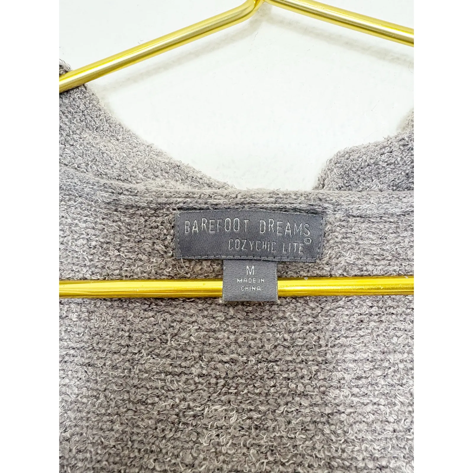 Barefoot Dreams CozyChic Light Resort Size Medium Dark Grey Loungewear - Image 5