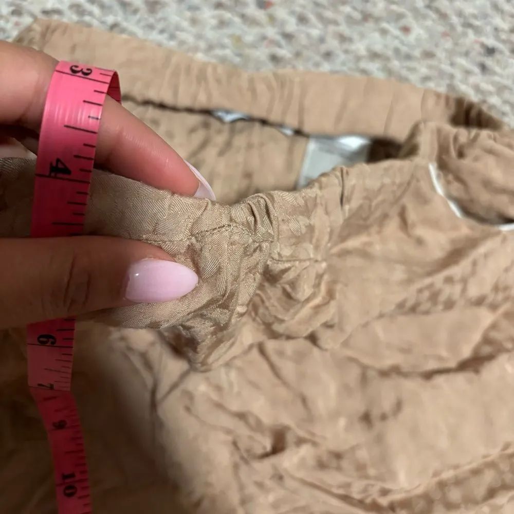 & Other Stories satin matching pajama set in beige- Size Medium - Image 14