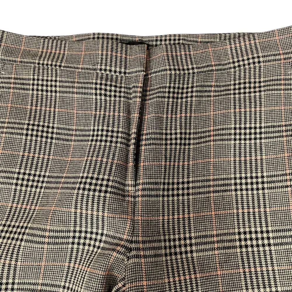 LOFT Women's Wide‎ Leg Ankle Crop Pants in Plaid Size 10 Classic Workwear - Image 9