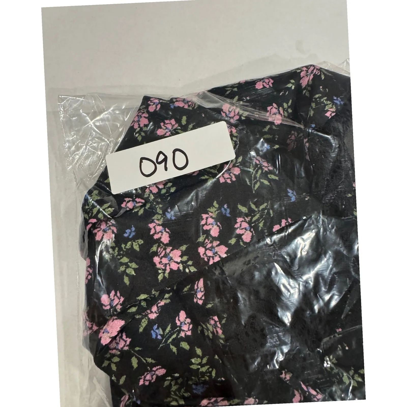 Mystree Floral Mini Dress Black Lace Trim Spaghetti Strap Sleeveless Summer Sz M - Image 8