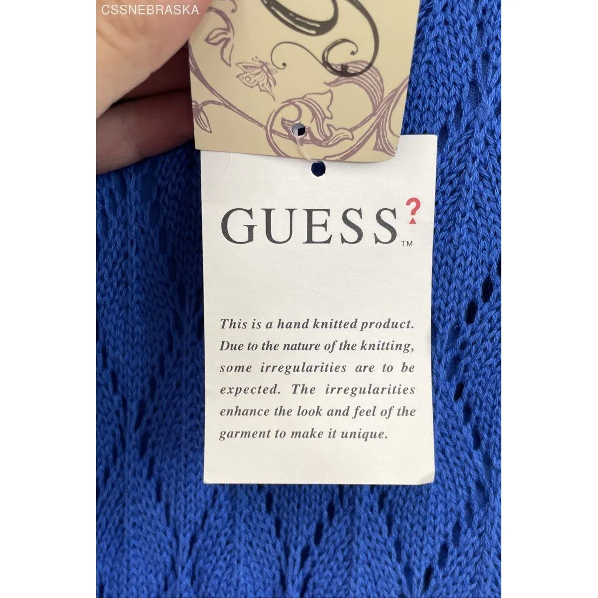 Guess Royal Blue Stretch Knit‎ Sleeveless Pencil Dress - Size S - Image 4
