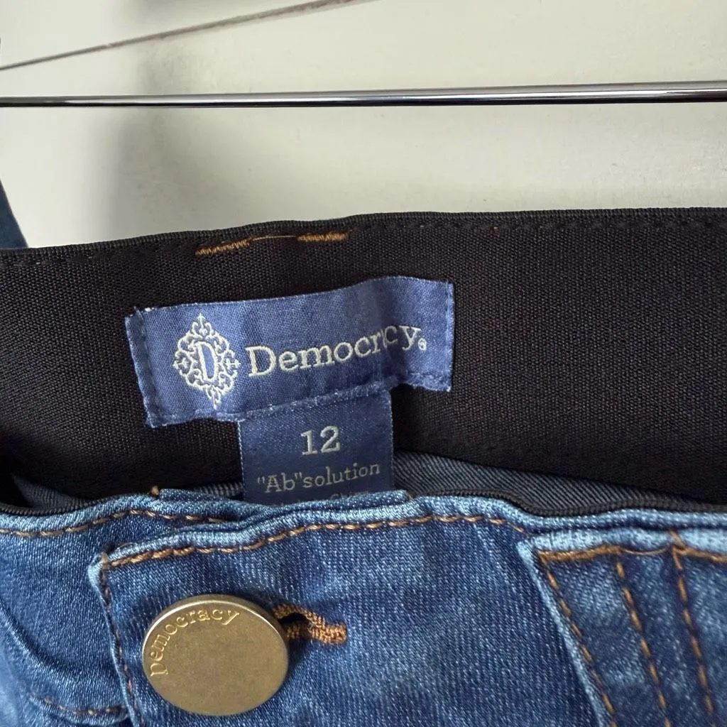 Democracy Women’s 12 Ab Solution Ankle Jeans Stretch - Image 2