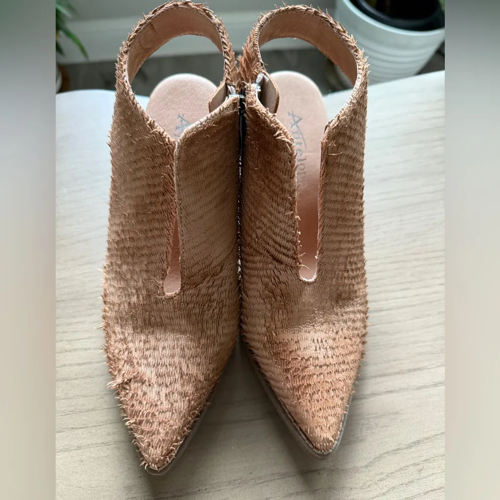 Antelope Hela leather slingback Women's booties sz 37 6.5 EUC - Image 2