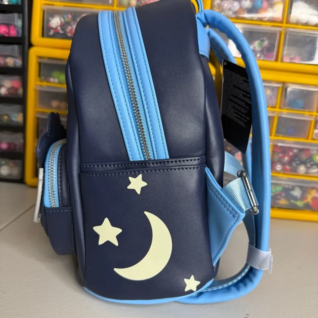 LOUNGEFLY DISNEY LILO & STITCH SPACE ADVENTURE GLOW IN THE DARK MINI BACKPACK - Image 2