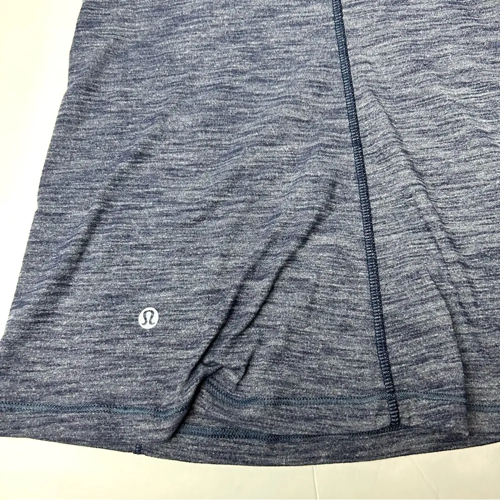 Lululemon Run for Gold Tank Top in Heathered Deep Navy Blue - Image 8
