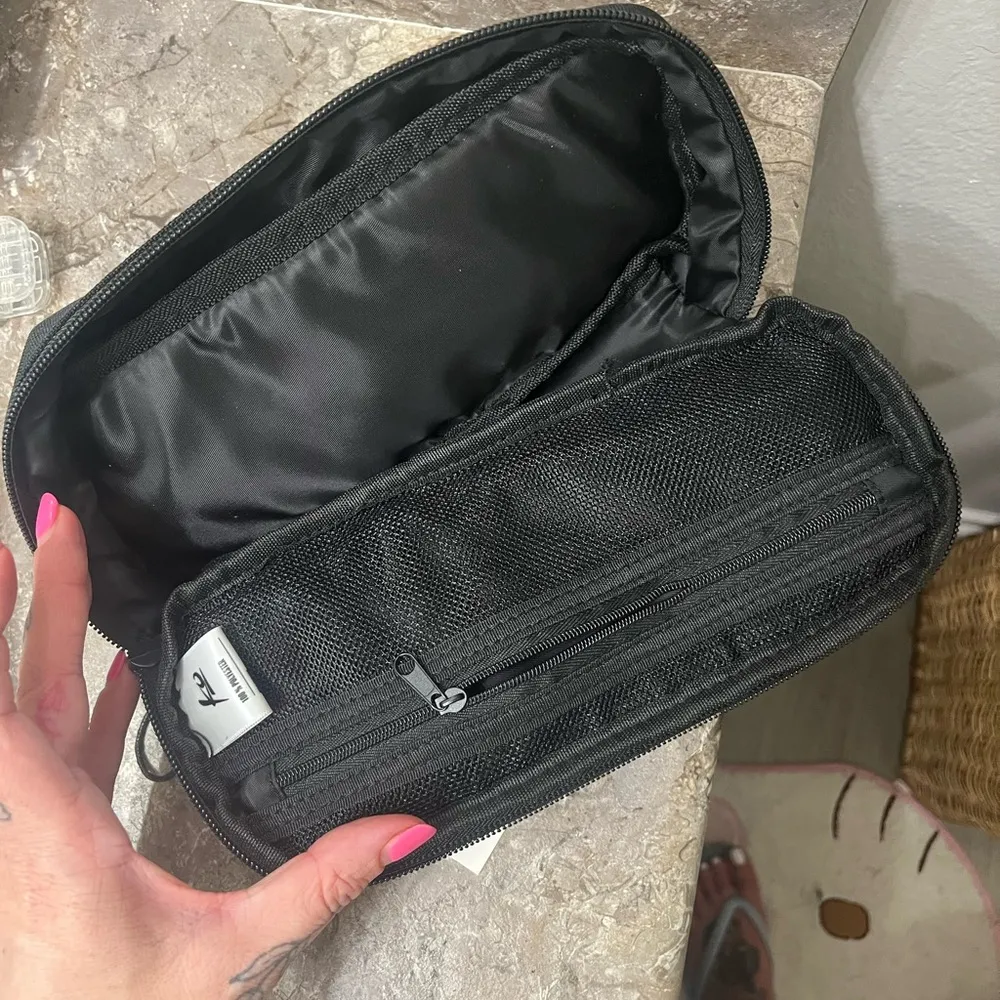 Cherry Blossom Heart Tote and makeup bag Red - Image 6