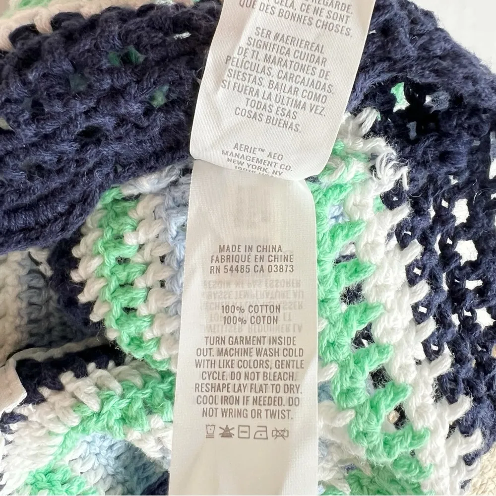 Aerie Crochet Halter Crop Top - Image 6