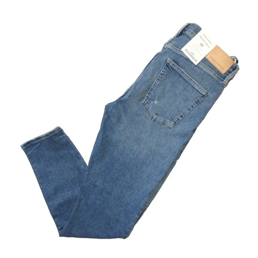 NWT Citizens of Humanity Rocket Ankle in Surf Spray Mid Rise Skinny Jeans 32 - Image 8