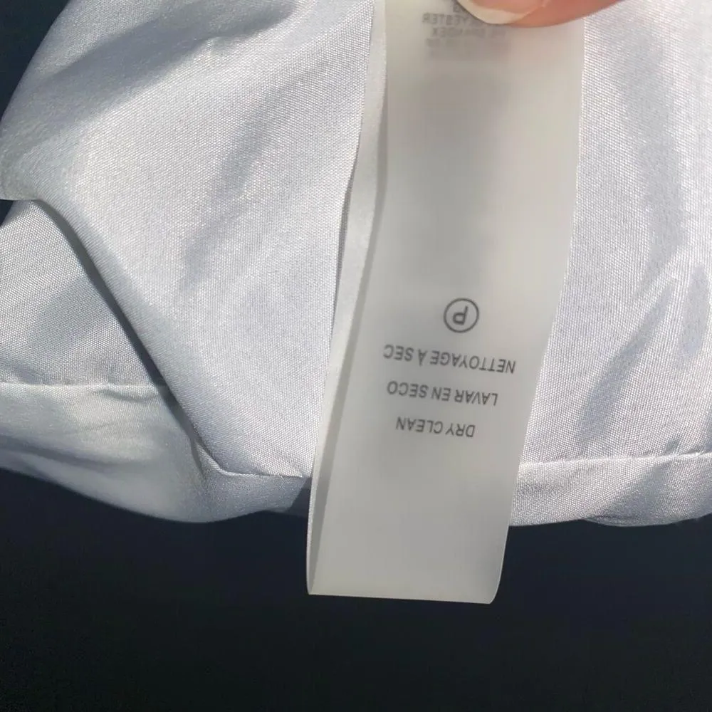 Paris White Fringe-Trimmed Tweed Zip Up Jacket Size Small - Image 11