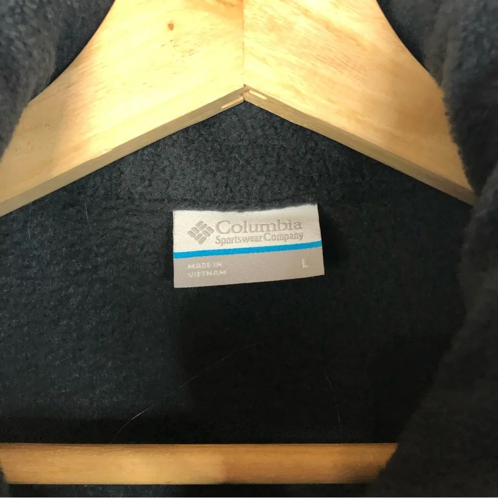 Columbia Benton Springs Black Fleece Full Zip Vest L - Image 5