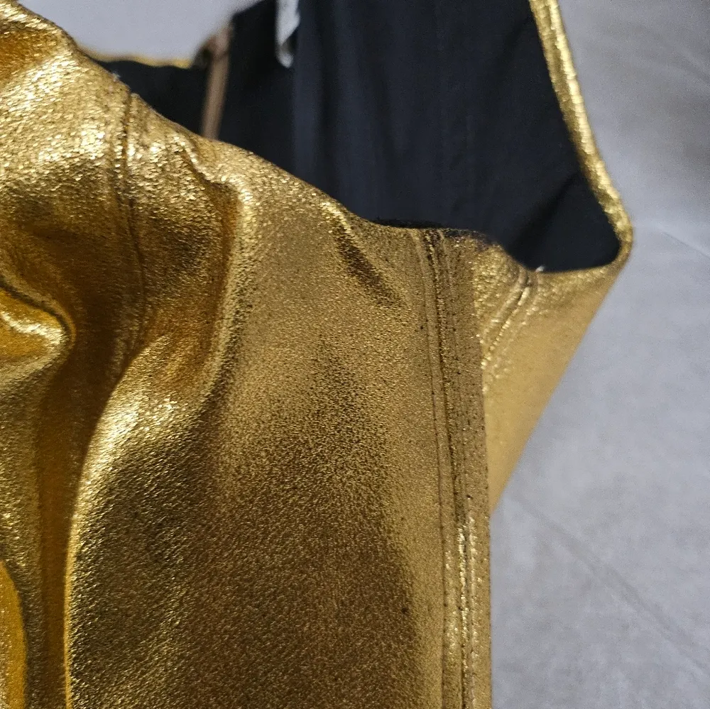 House of CB 'Karia' Gold Sleeveless Corset Top - Image 6