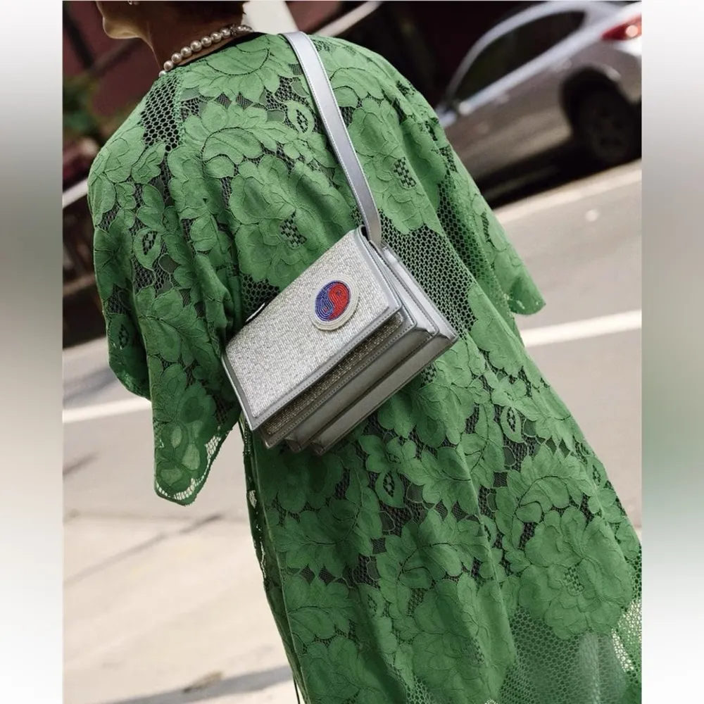 MR.LARKIN LOLA Dress.Green Lace Maxi Dress Green - Image 3