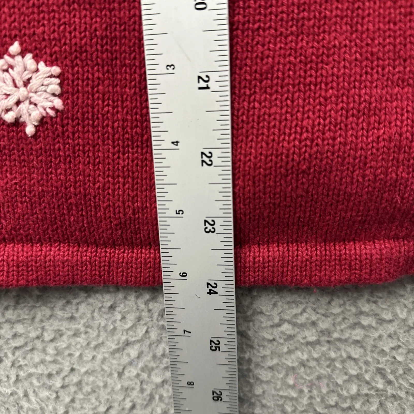 Vintage Erika Full Zip Christmas Cardigan Sweater Holiday Retro 90s Women Large - Image 9