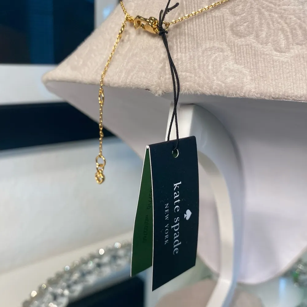 NWT Kate Spade Brilliant Statements Pavé Halo Pendant Necklace - Image 8