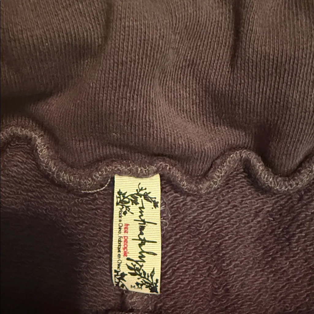 Anthropologie Dark Brown Athletic Shorts - Image 2