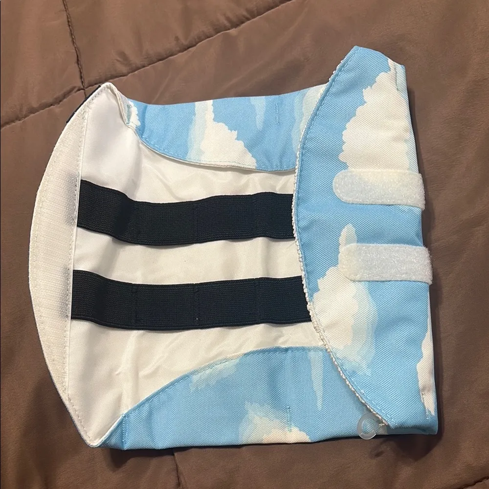 Jansport Sky Blue and White Cloud Pouch - Image 3