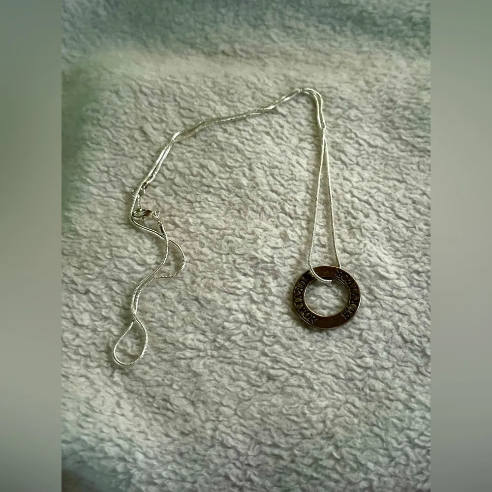 Silver Circle Survivor Necklace - Image 5