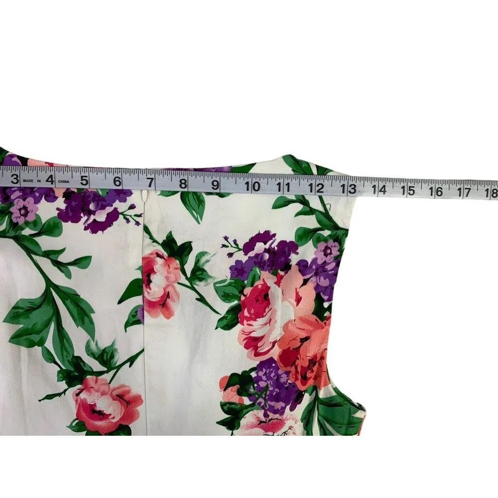 Grace Karin Women's Floral White Dress - Image 5