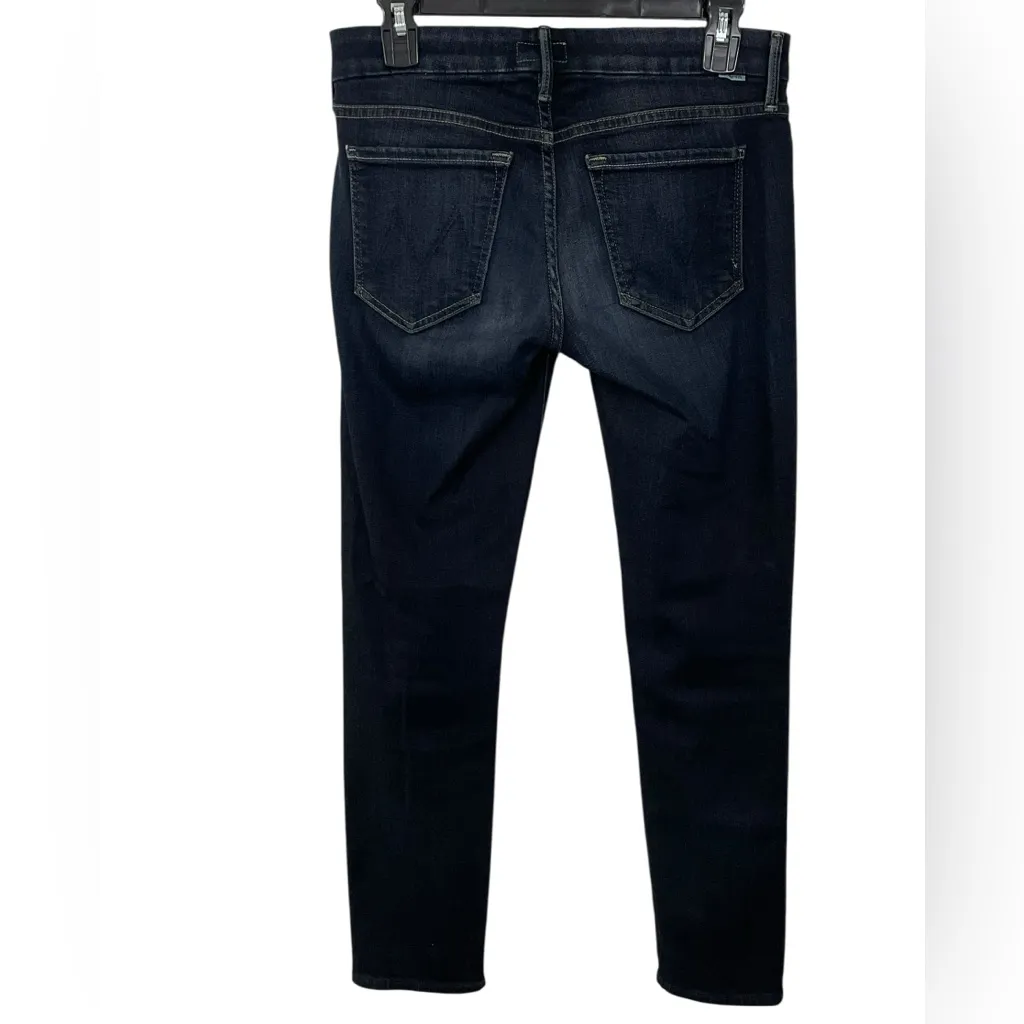 Mother The Looker Crop Jean in Coffee Tea or Me Dark Wash‎ Size 27 Denim Blue - Image 5