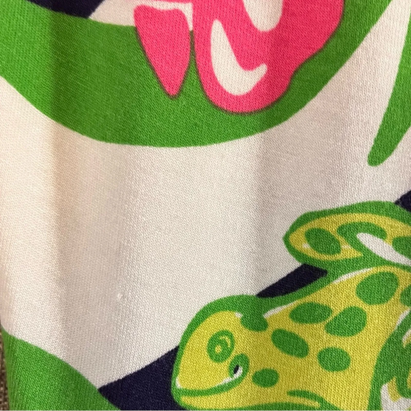 Lily Pulitzer Blue And White Lotus Flower Frog‎ Dress Size. XS - Image 9