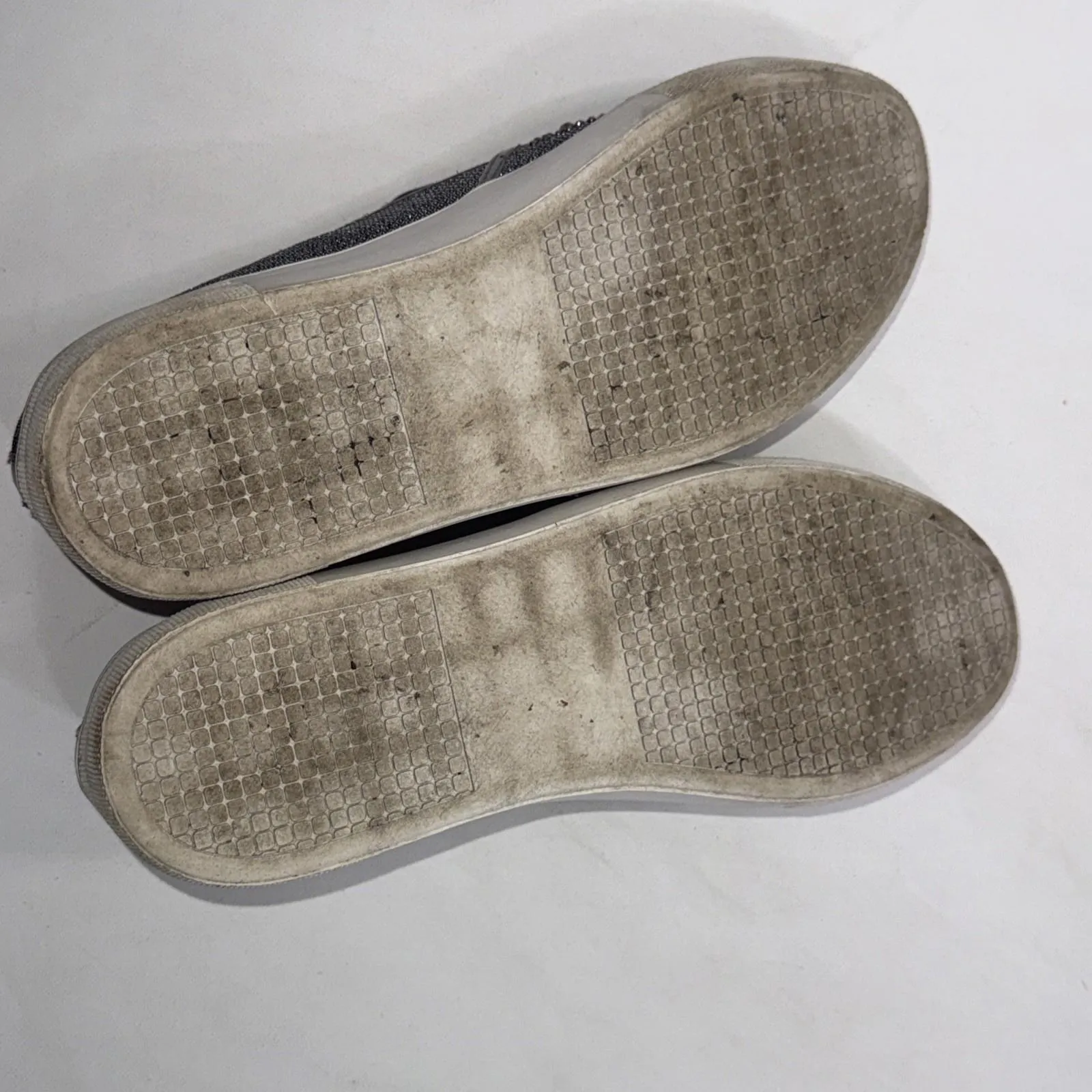 Very Volatile Studded Faux Leather Black Sneakers Embellished Slip On Shoes 10 - Image 11