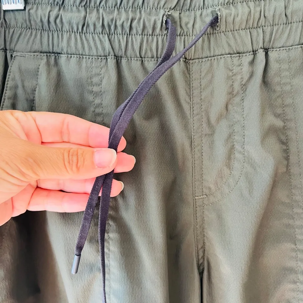 EMS Sz 4 Womens Green Hiking Mountain Pants Pull On‎ Elastic Waist Pockets - Image 6