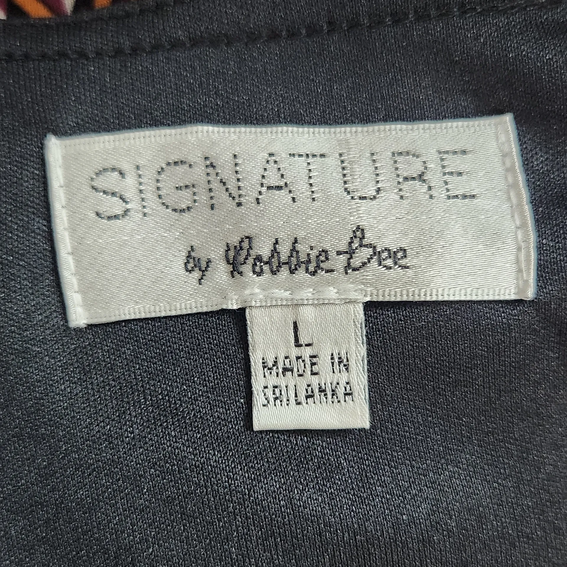 Signature by Robbie Bee Purple Chevron Midi Dress NWT Size Large Print Dress - Image 6