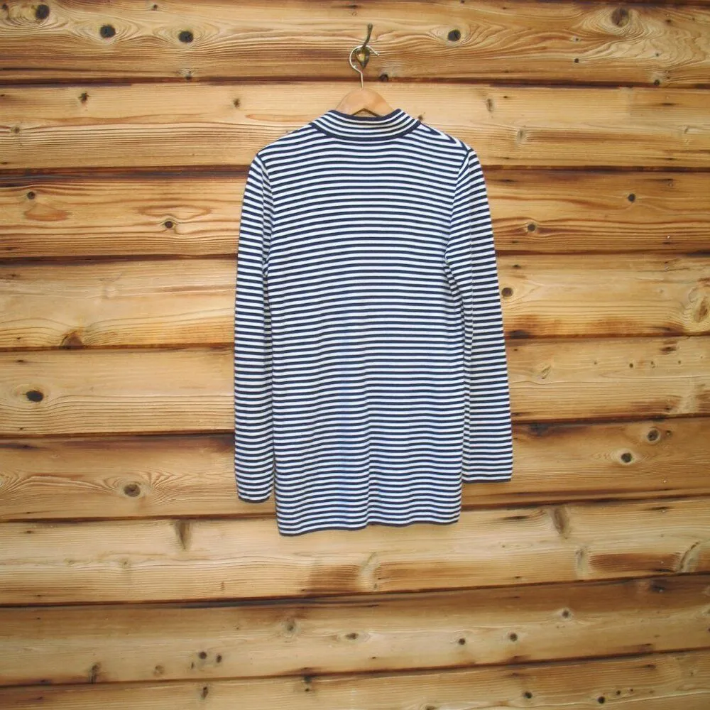 Tory Burch Katama Striped Knit Embellished Tunic Top - Image 5