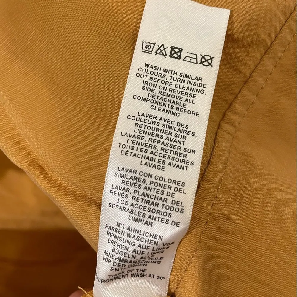 ASOS Mustard Yellow Boiler Jumpsuit with Belted Waist size 10 - Image 7